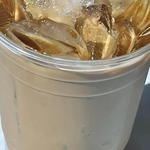 Ice Coffee with Milk.