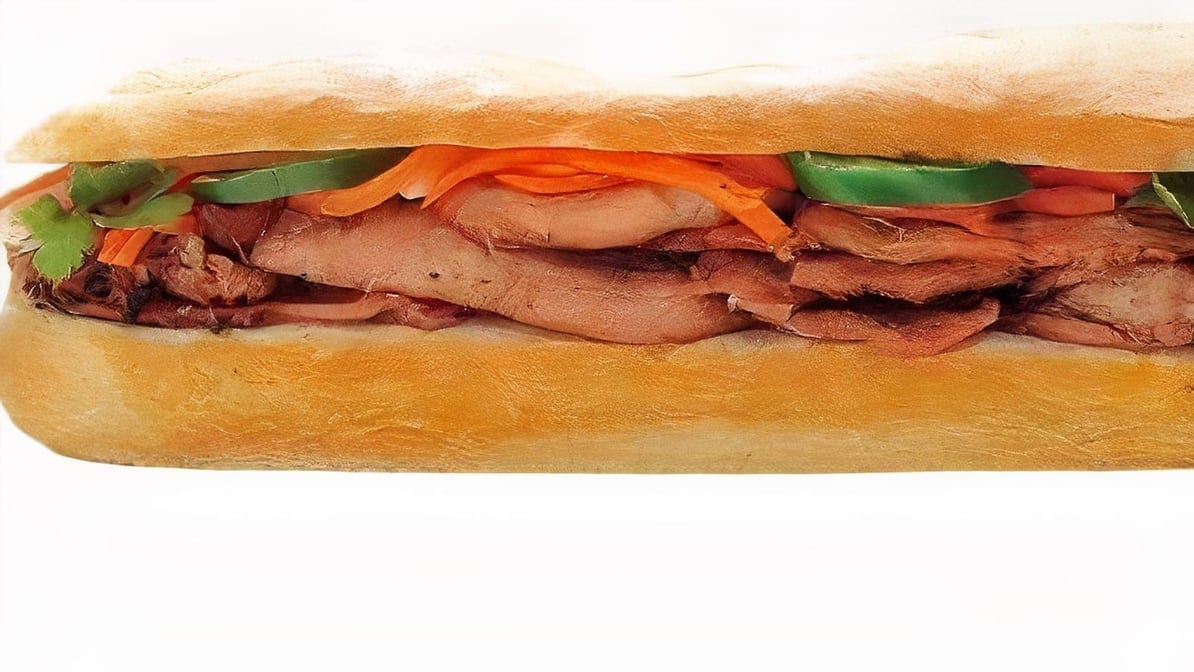 5. BBQ Pork Baguette.