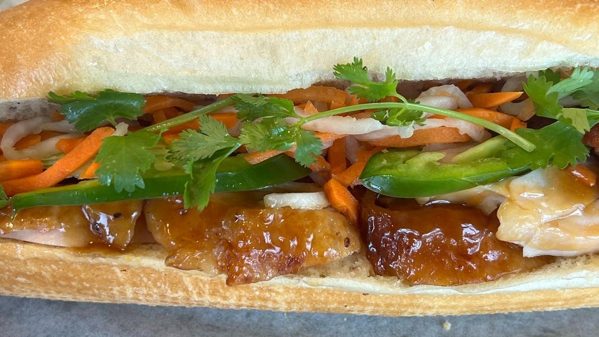 B9 Teriyaki Chicken Baguette.