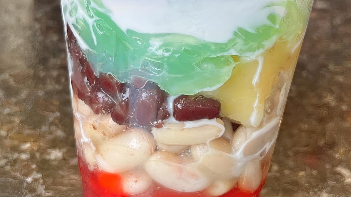 Tri-Colored Dessert.