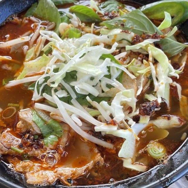 Spicy Beef Noodle Soup.