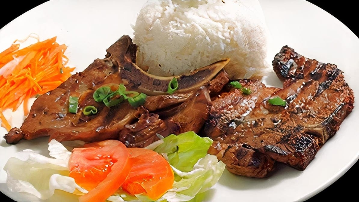 17. Pork Chop with Rice.