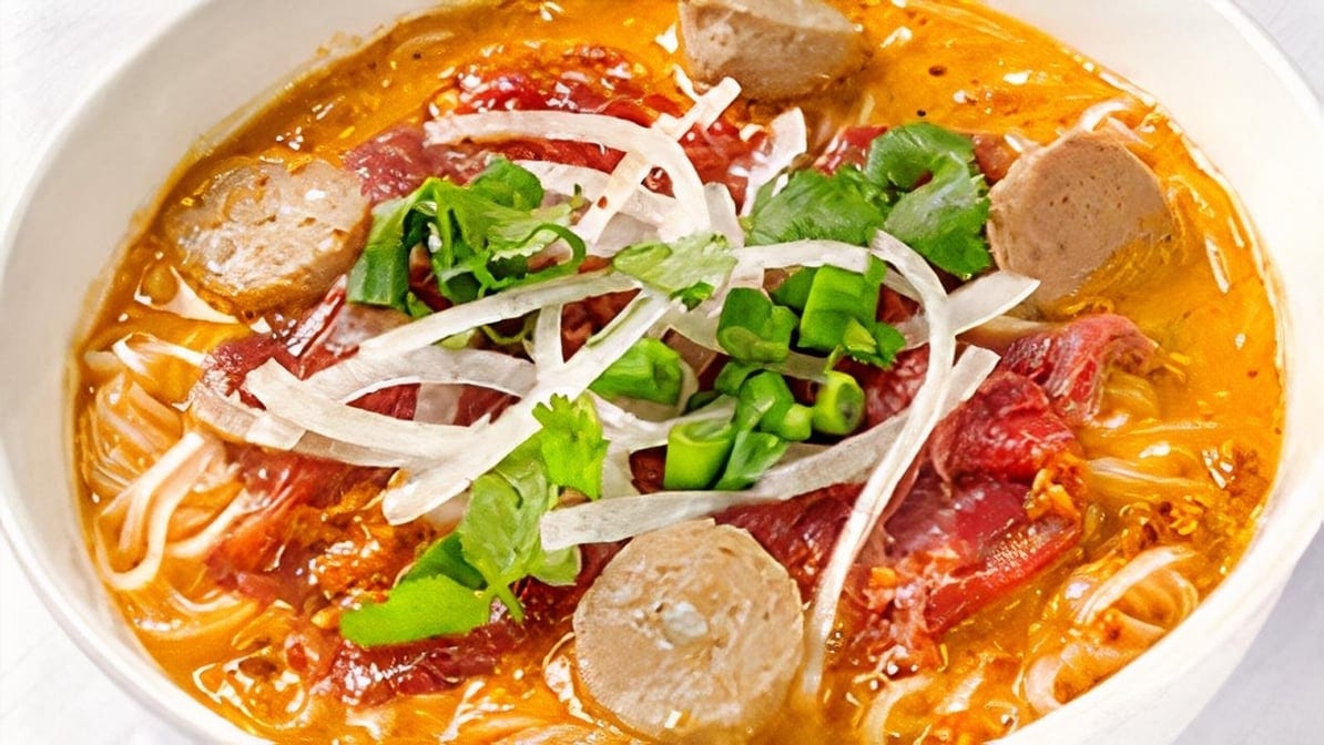 24. Sate Beef & Beef Ball Noodle Soup.