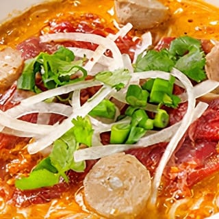 24. Sate Beef & Beef Ball Noodle Soup