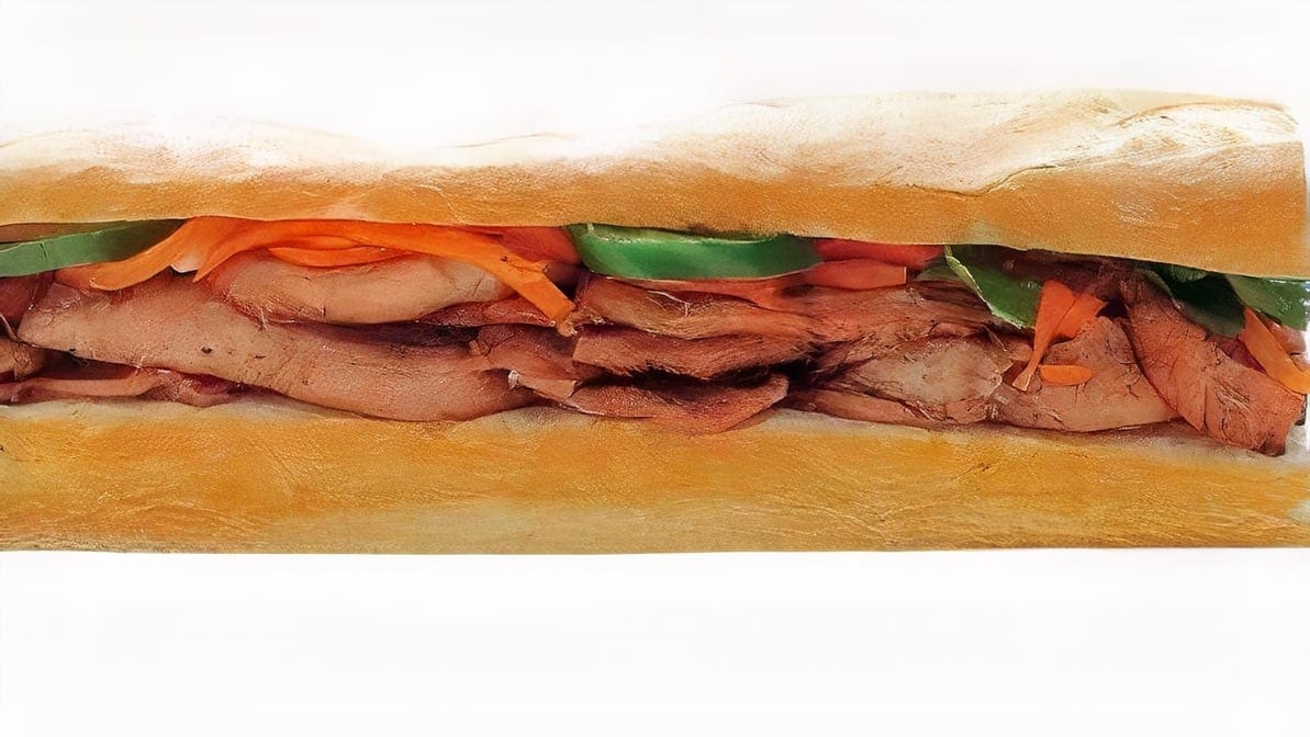 5. BBQ Pork Baguette.