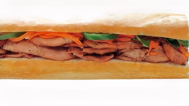 5. BBQ Pork Baguette.