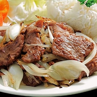 Sauteed Beef with Rice