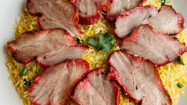 Char Siu Fried Rice.