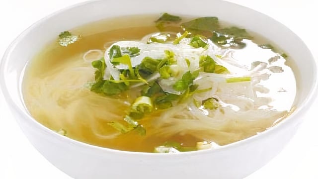 Plain Noodle Soup.