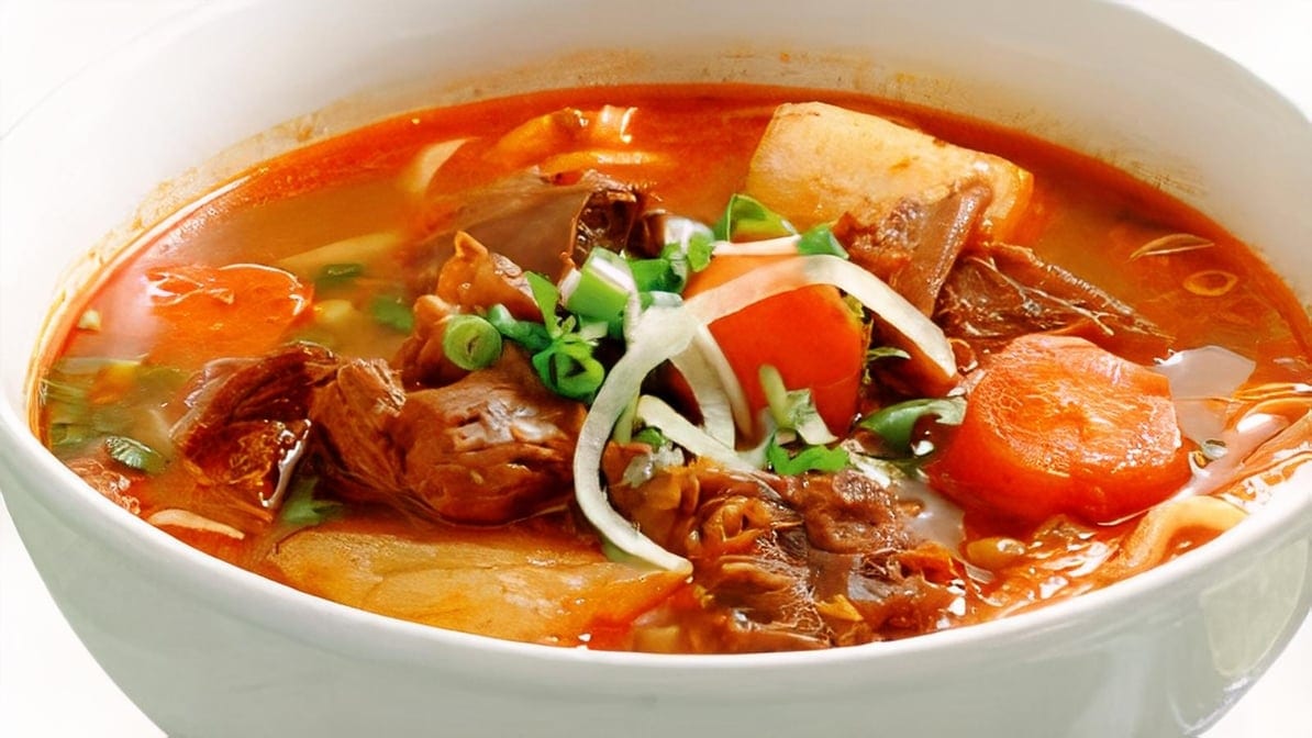 3. Beef Stew Noodle Soup.