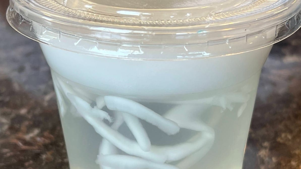 Fresh Coconut Jelly.
