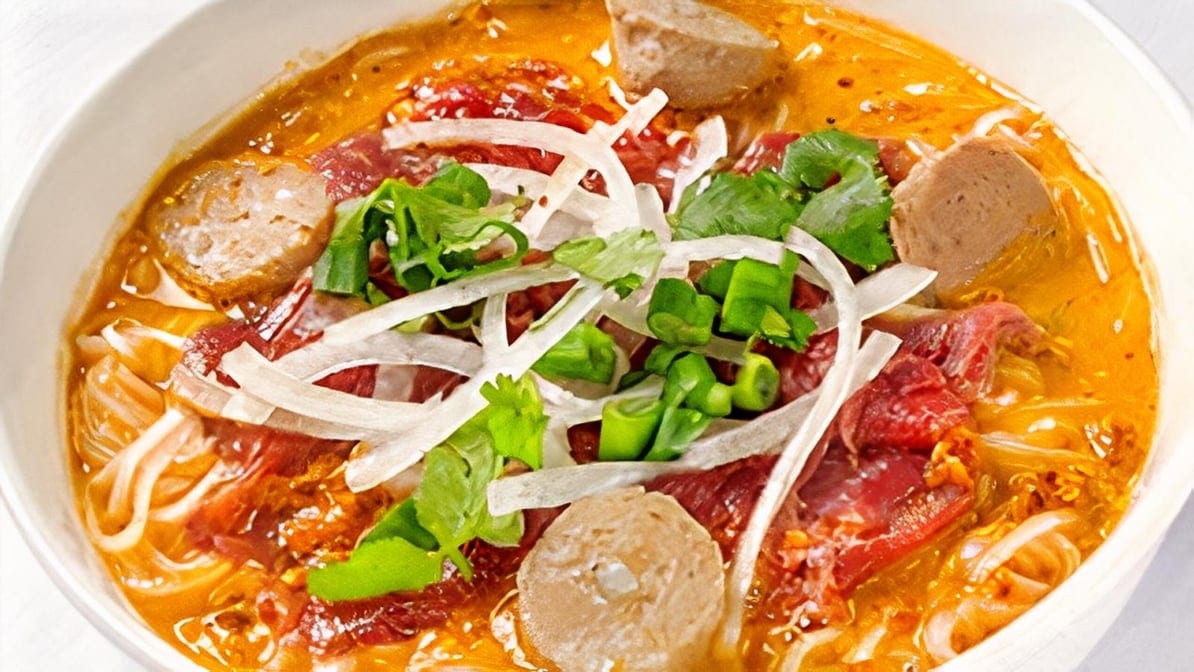 24. Satay Beef and Beef Ball Noodle Soup.