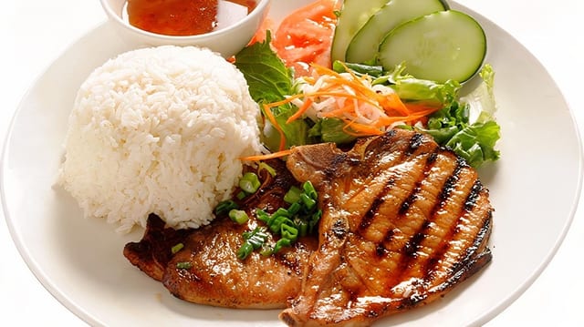17. Pork Chop with Rice.