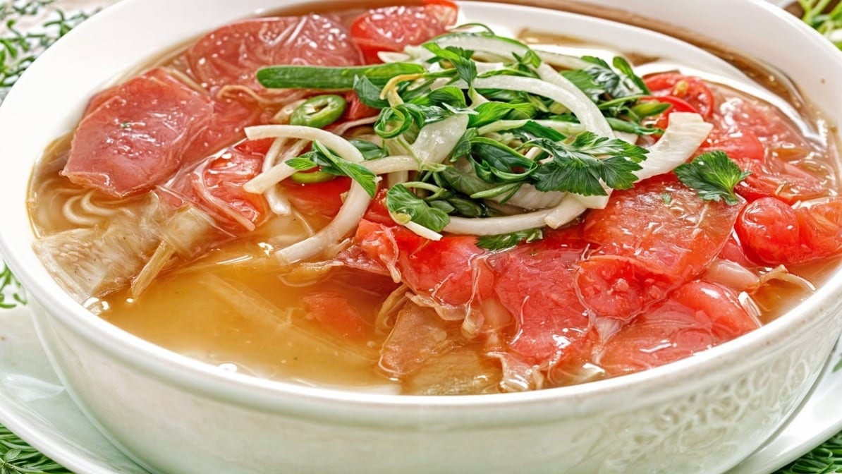 M8. Rare Beef Noodle Soup.