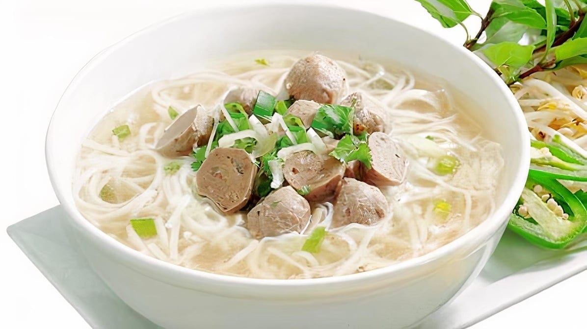 Beef Ball Noodle Soup.