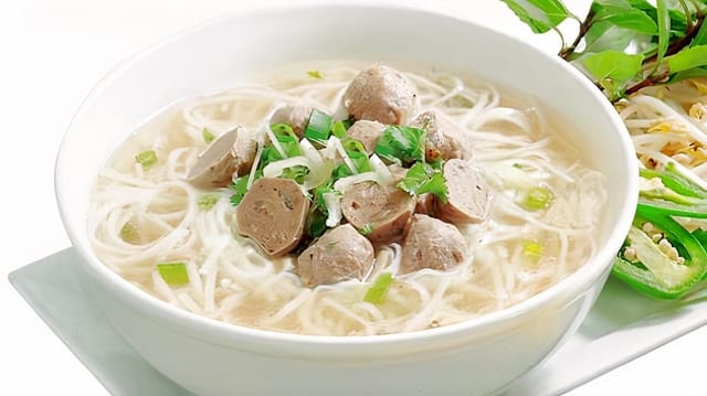Beef Ball Noodle Soup.