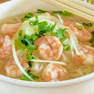 Shrimp Noodle Soup.