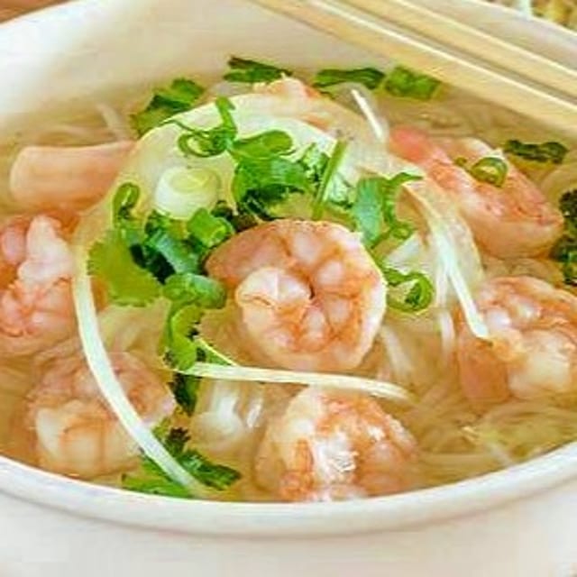 Shrimp Noodle Soup.