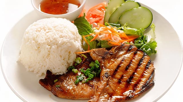 17. Pork Chop with Rice.