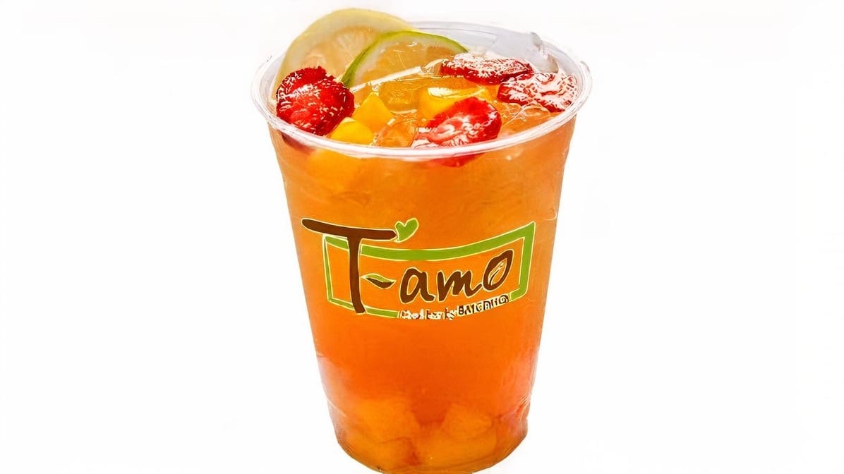 T8 Mixed Fruit Green Tea.