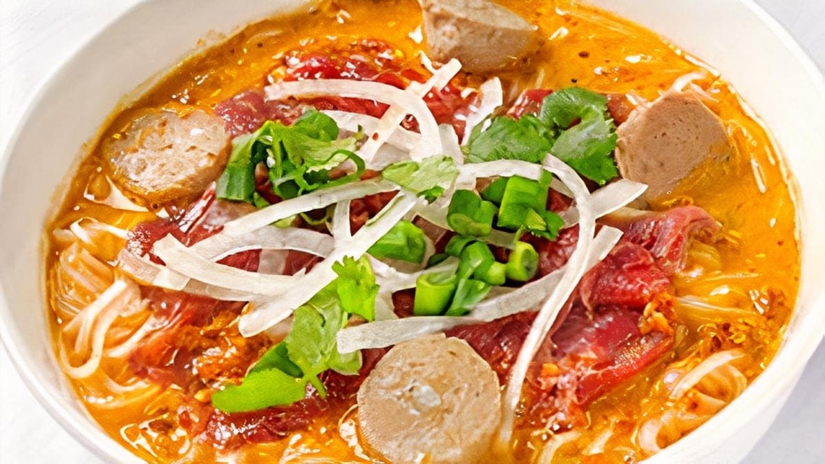 8. Satay Beef and Beef Ball Noodle Soup.