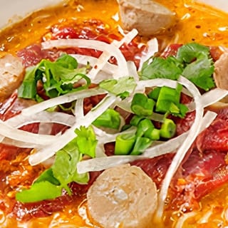 8. Satay Beef and Beef Ball Noodle Soup