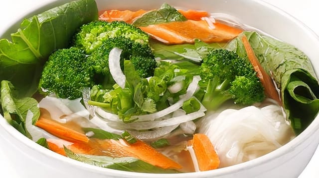 6. Vegetable Noodle Soup.