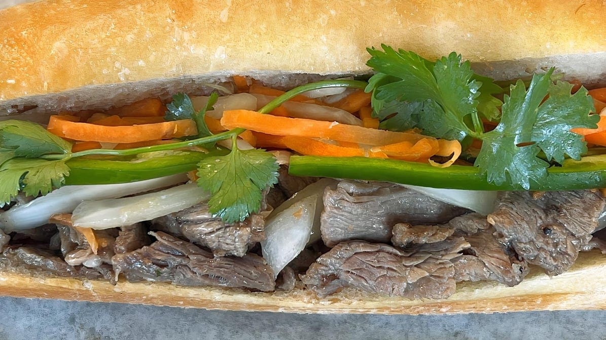 9. Steak Baguette.