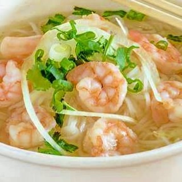 4. Shrimp Noodle Soup.