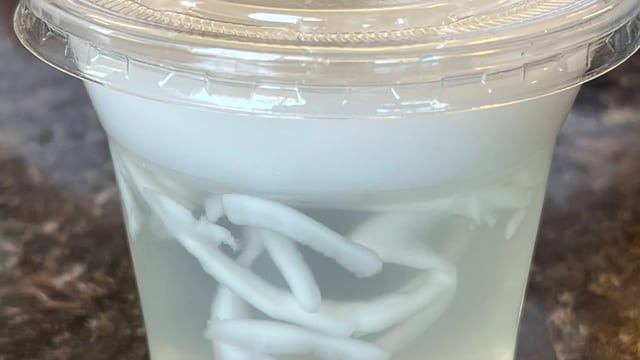 Fresh Coconut Jelly.