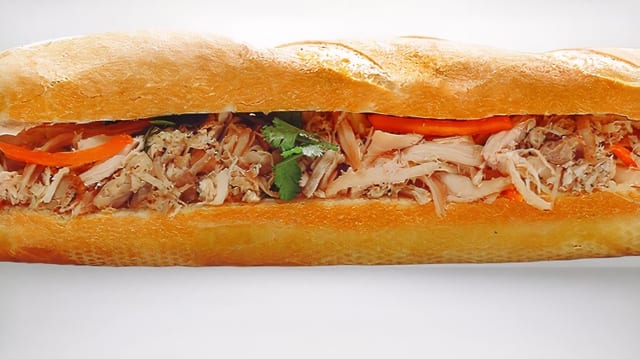 3. Shredded Chicken Baguette.